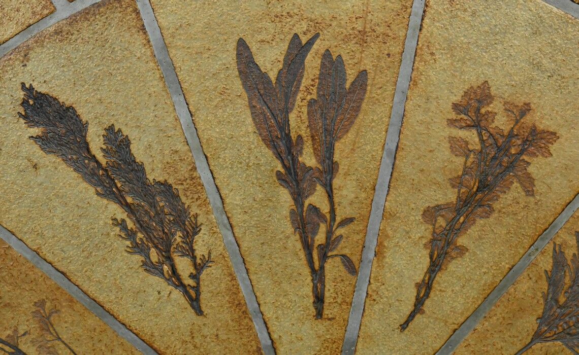 Oval coffee table signed R. Capron, collection les Herbiers, Vallauris – 1960