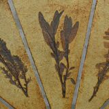 Oval coffee table signed R. Capron, collection les Herbiers, Vallauris – 1960