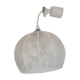 Suspension vintage luminaire in white lace diam 30 height 25