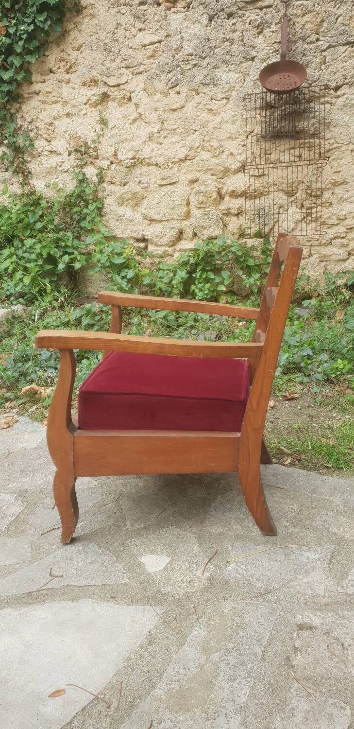 Oak armchair, 1950