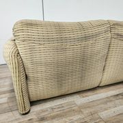 Three-seater Maralunga sofa by Vico Magistretti from the 1970s.