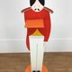 Night valet "Butler" with extravagant style, 60s