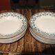 Set of 12 flat plates and 10 hollow plates in iron earth