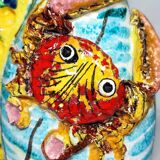 Jarrón de cerámica "IAMA Albisola". Italia, 1970s.