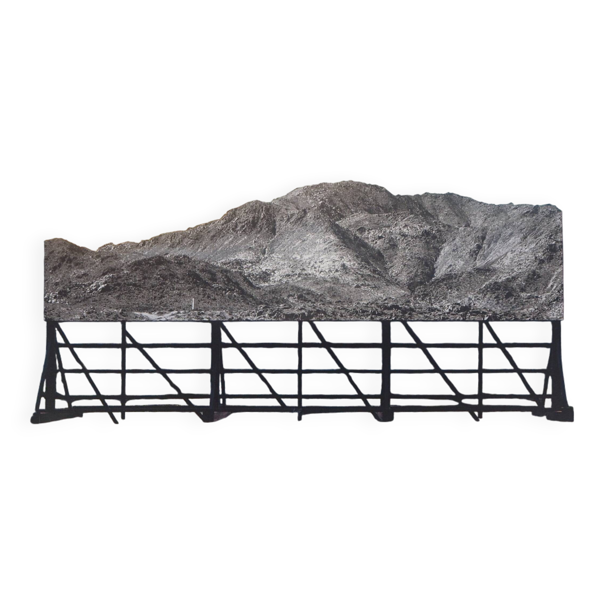 Original signed lithograph by JR: Death Valley, 2021