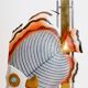 Giulia Mangani for Oggetti Porcelain Sculpture of Fish table Lamp