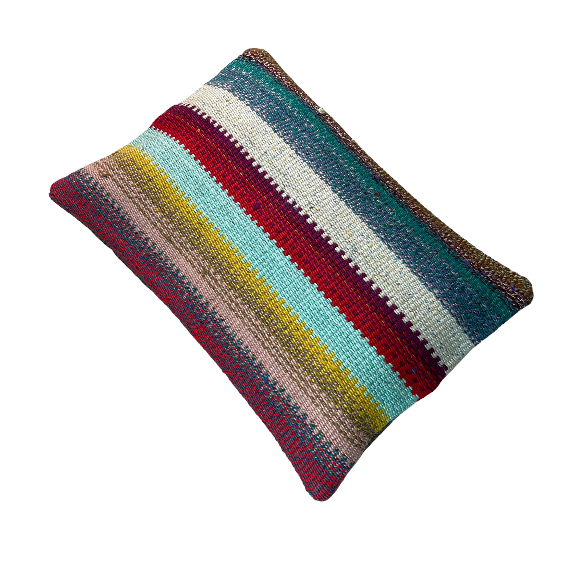 Vintage turkish kilim cushion cover 30x50cm