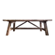Tower antique oak farmhouse table - 300 cm long