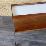 1960s 1970s serving trolley walnut teak Walter Wirz for Wilhelm Renz Design