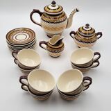 Henriot Quimper Breton coffee service