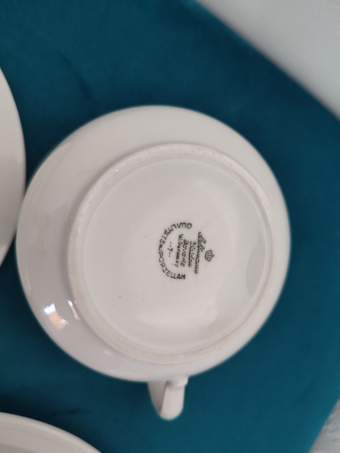 Set cups tea or coffee seltmann weiden bavaria antique thistles