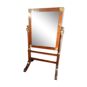 Miroir en psyché Empire, acajou