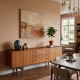 Scandinavian teak sideboard from the 1960s.
