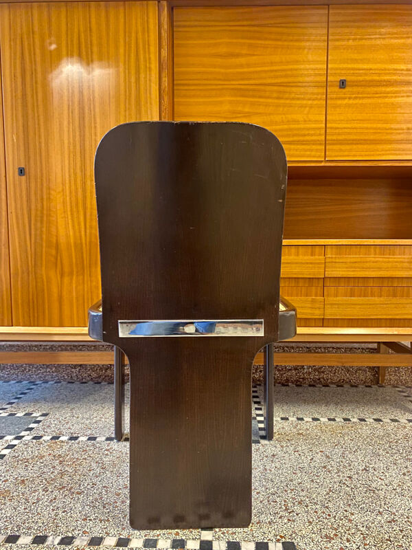Lot de 4 chaises Pier Luigi pour Pozzi Milano 1970