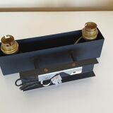 Wall lamp Arlus brass prespex 1950/1960 vintage