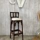 Vintage rattan stool