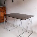 Olivier Mourgue Airborne chrome metal trestles