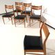6 chaises vintage des années 60