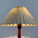 Danish modern teak table lamp from the mid-century, 1960s.