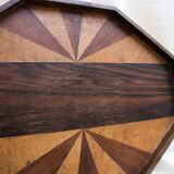 Tray in Art Deco marquetry