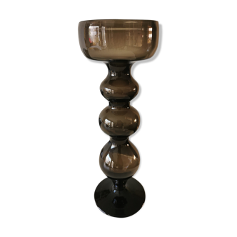 Space age blown glass bubble vase 70s