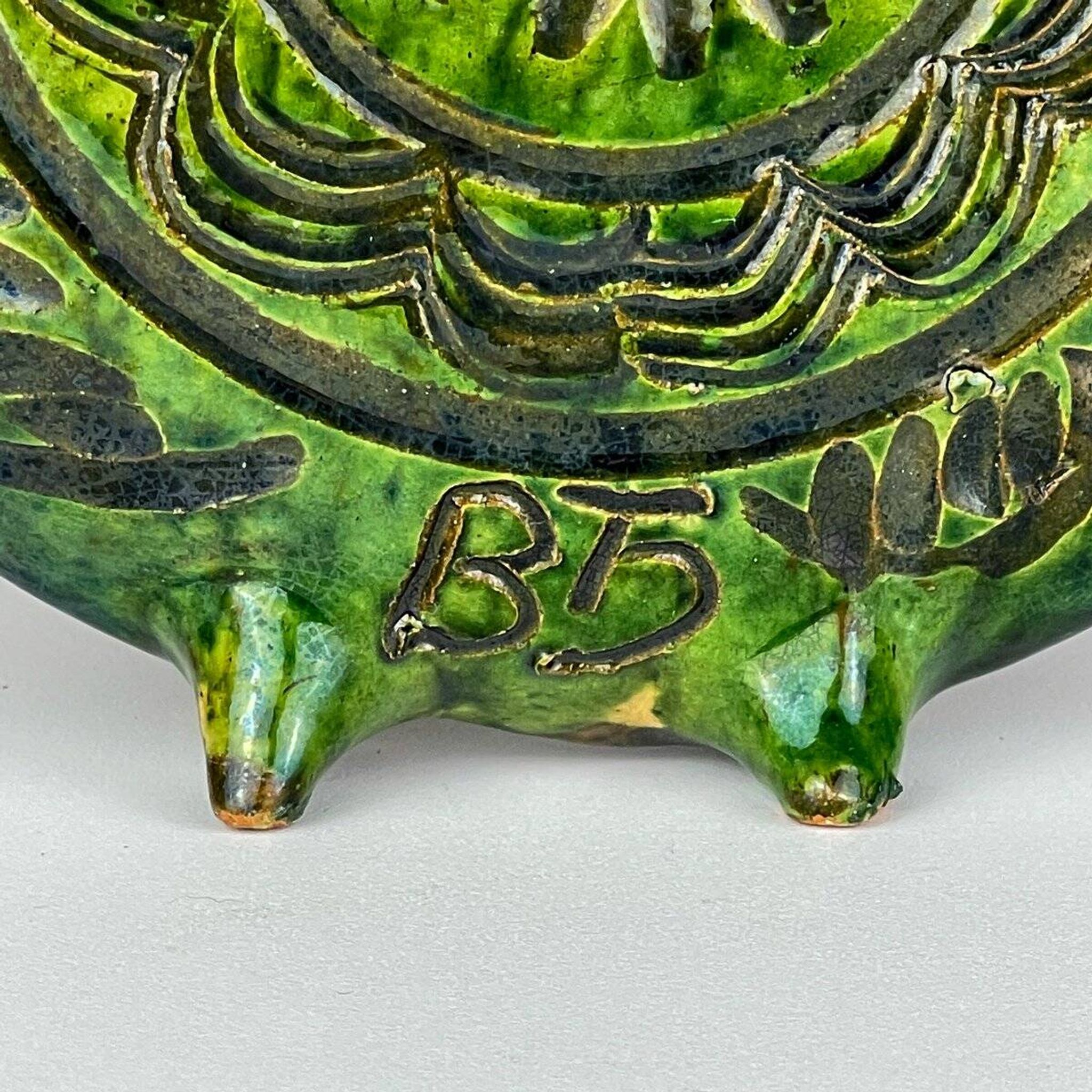 Vintage ceramic bottle by Velimir Dordevic, 1970s