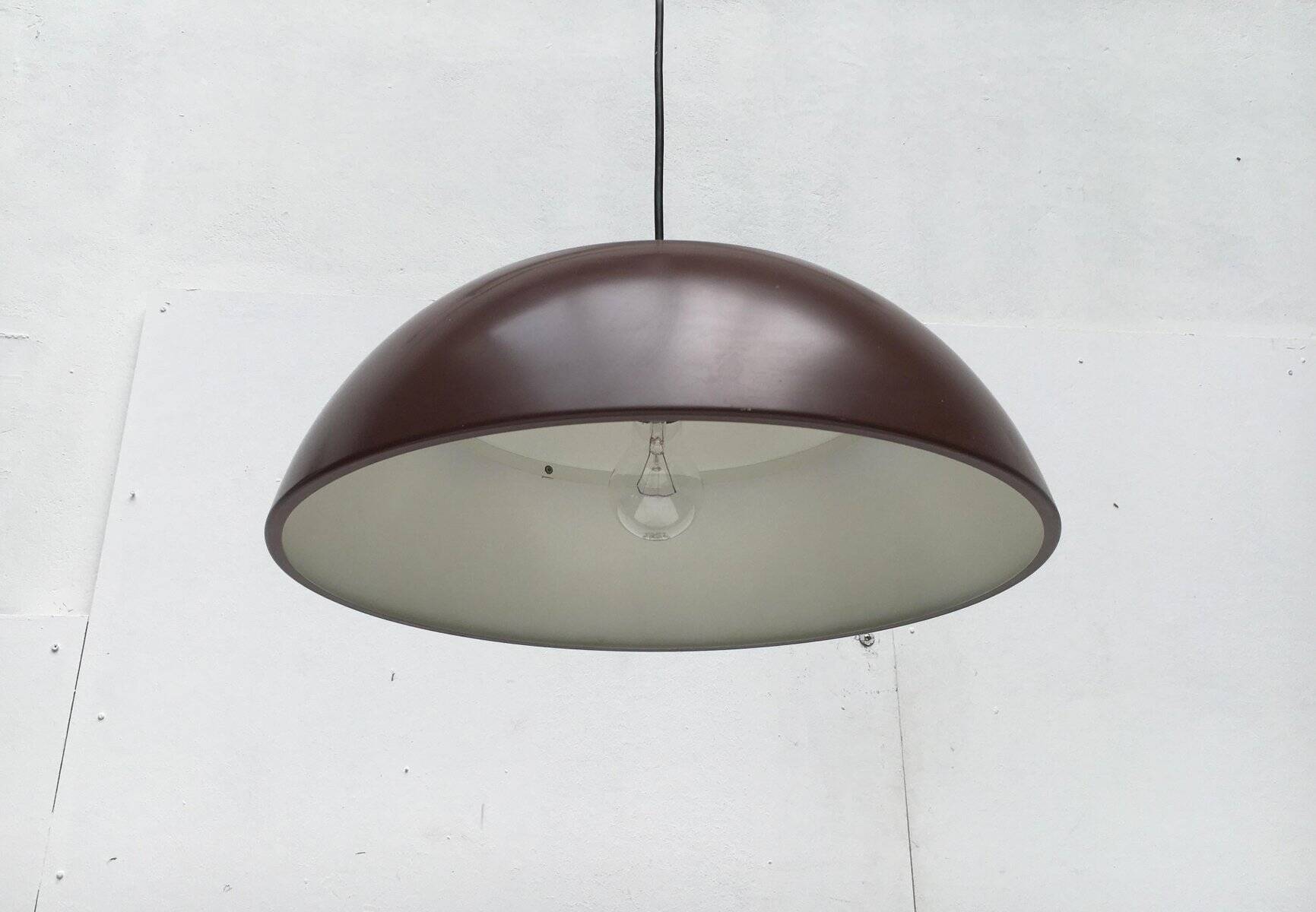 Vintage Danish suspension light Frederiksdal by Poul Lund-Jensen Holmegaard