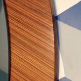 Scandinavian teak mirror Ø 65cm