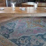 Solid oak farmhouse table 260x100