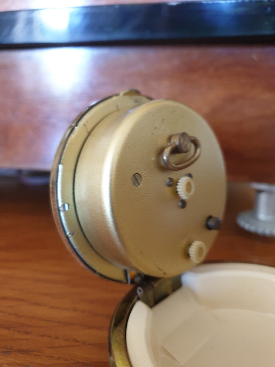 Vintage travel alarm clock