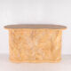 Rattan "leaves" console