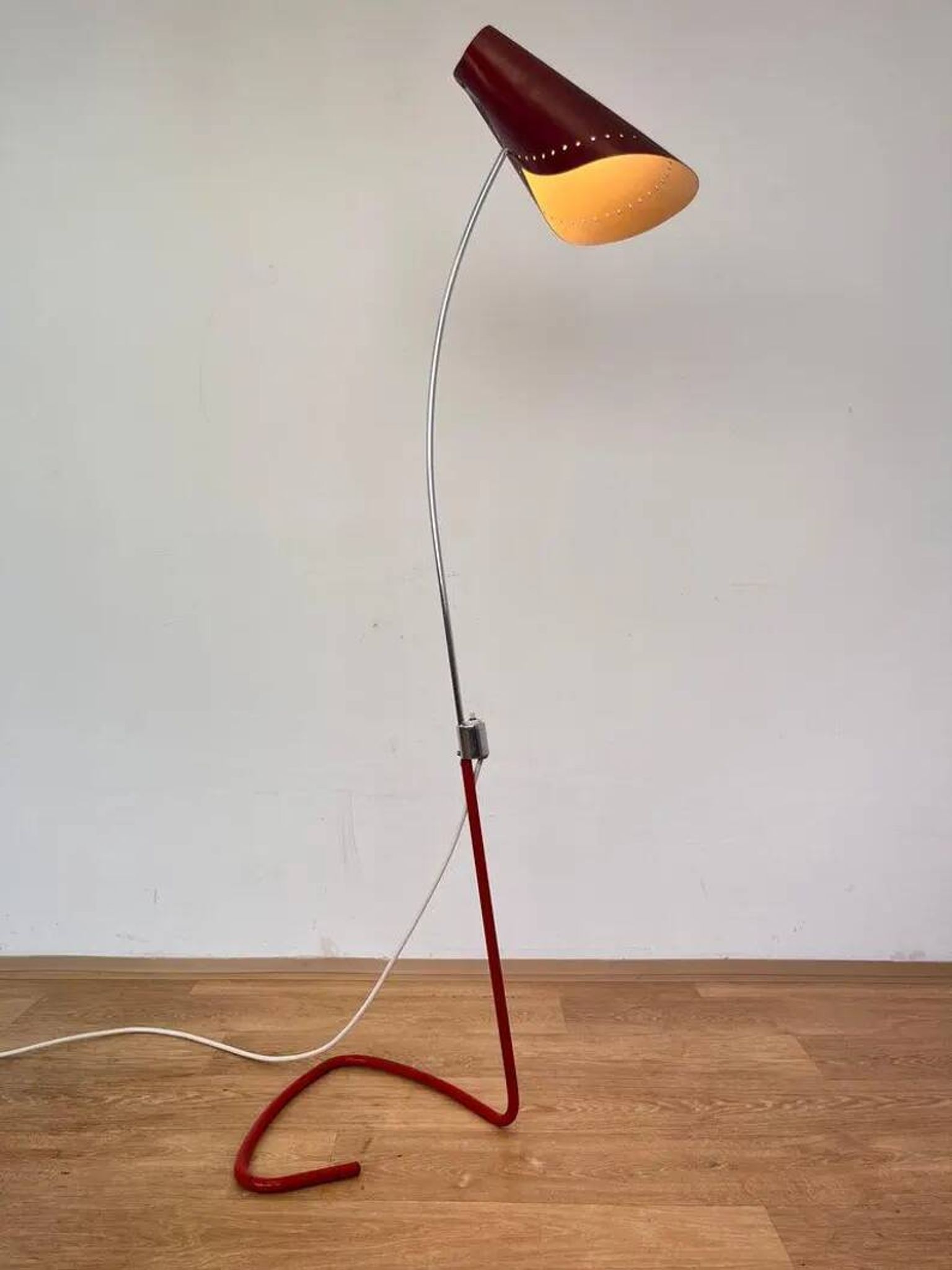 Mid century organic Design Floor Lamp by Josef Hůrka, 1960s / Napako