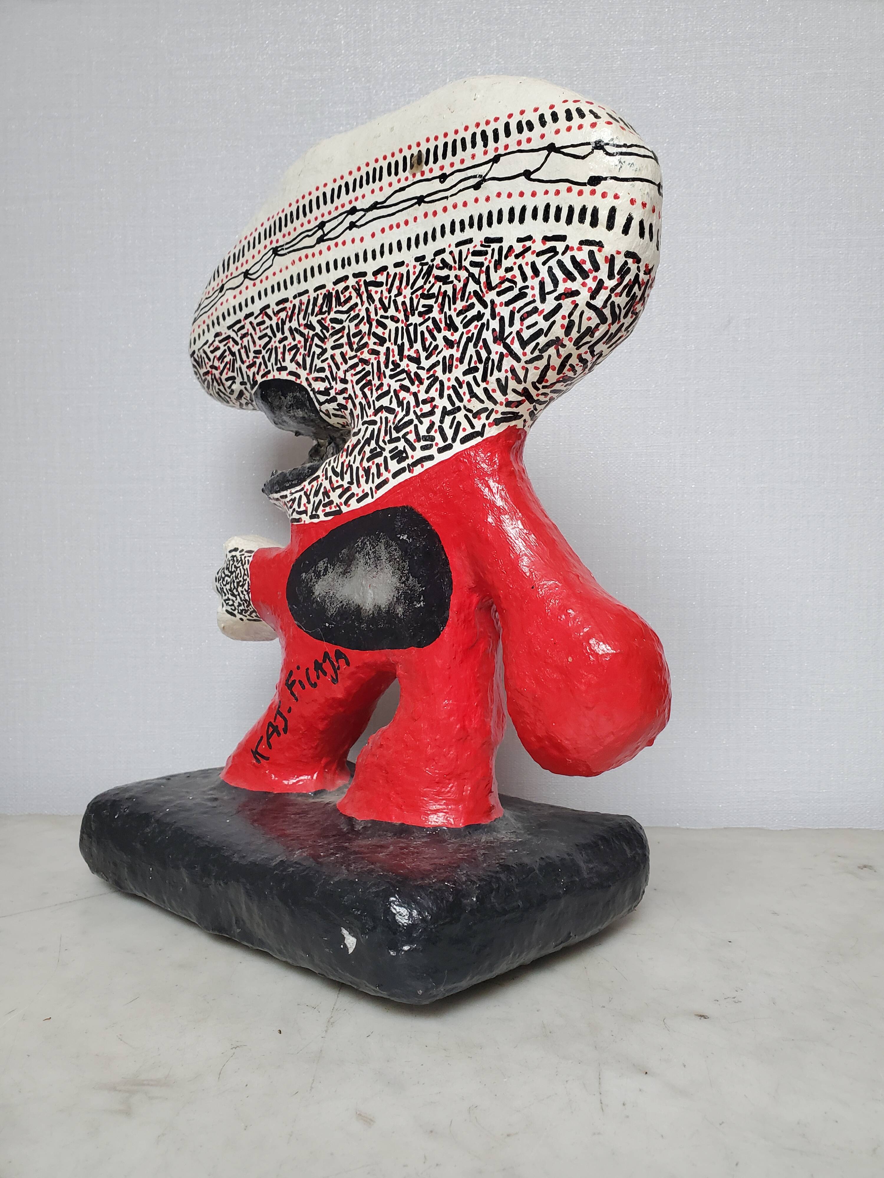 Papier-mâché sculpture - Kaj / Fokaja (1959)