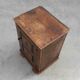 Rustic Solid Oak Cabinet with Geometric Floral Carvings, Belgium – 17th Cen