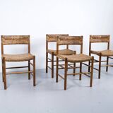 4 Dordogne chairs from the 60s, Robert Sentou