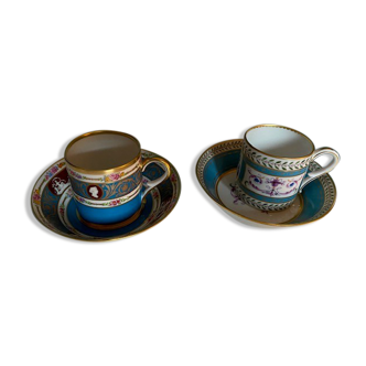 Coffee cups old factory of limoges