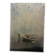 Toile peinte « Barque sur le lac » E.Marchiori