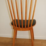 4 chairs baumann v5 skaï black light beech