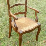 Pair of provencal paillés chairs