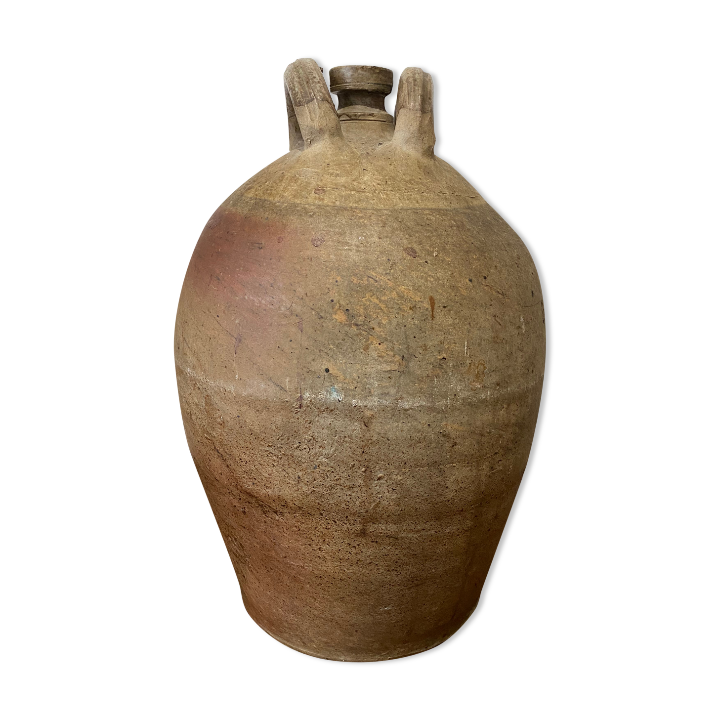 Old terracotta jar