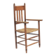 Fauteuil Art déco en chêne de l'école d'Amsterdam, années 1940