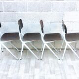 ♻️Set of 4 chairs Vintage and design Marko Kooistra