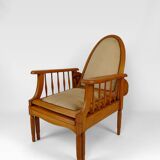 Morris beech lounge chair, Art Deco, France, Circa 1925