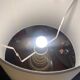 Gold metal lamp