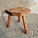Brocante stool 3-legged plant table