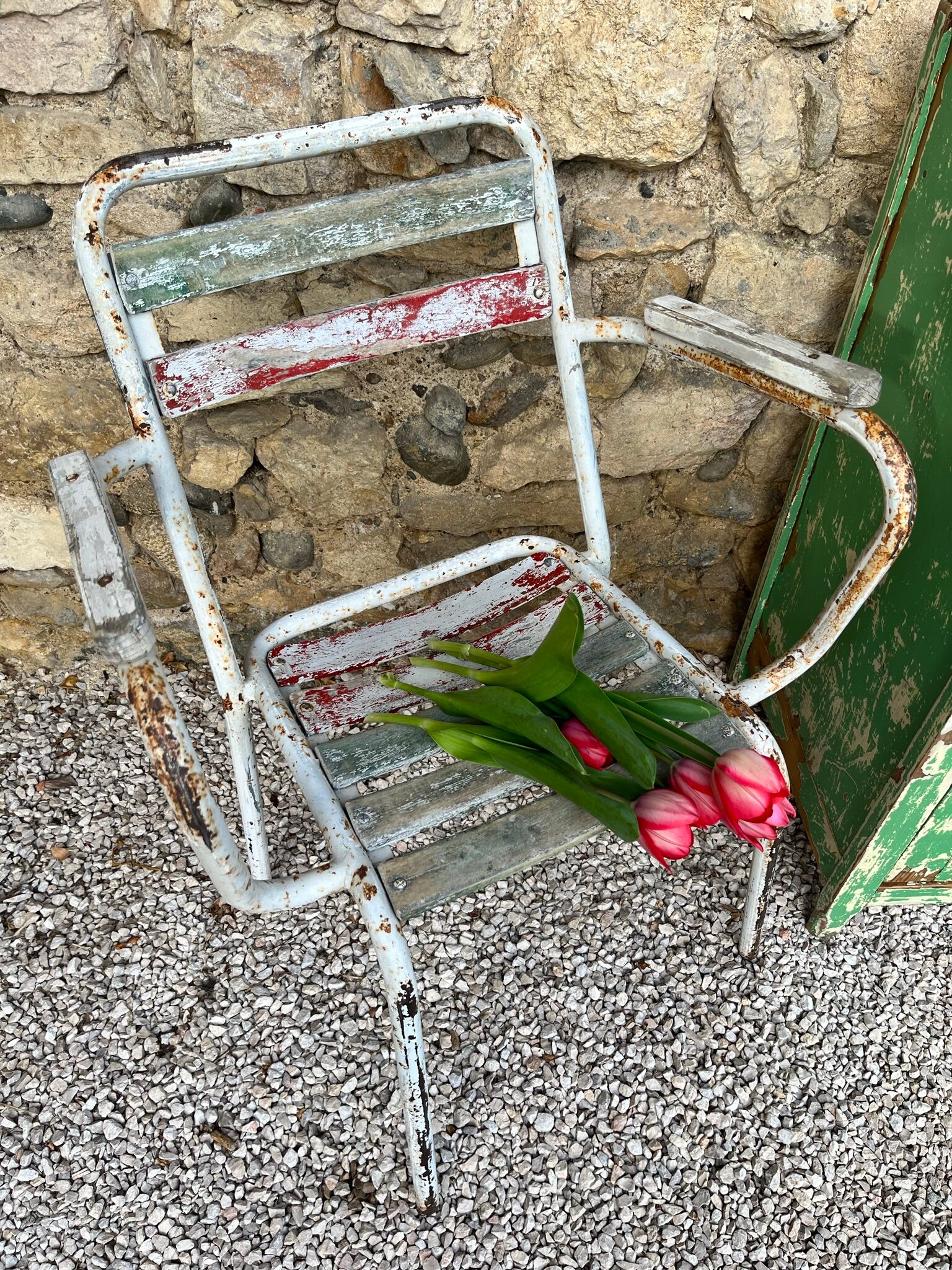 Vintage garden armchair
