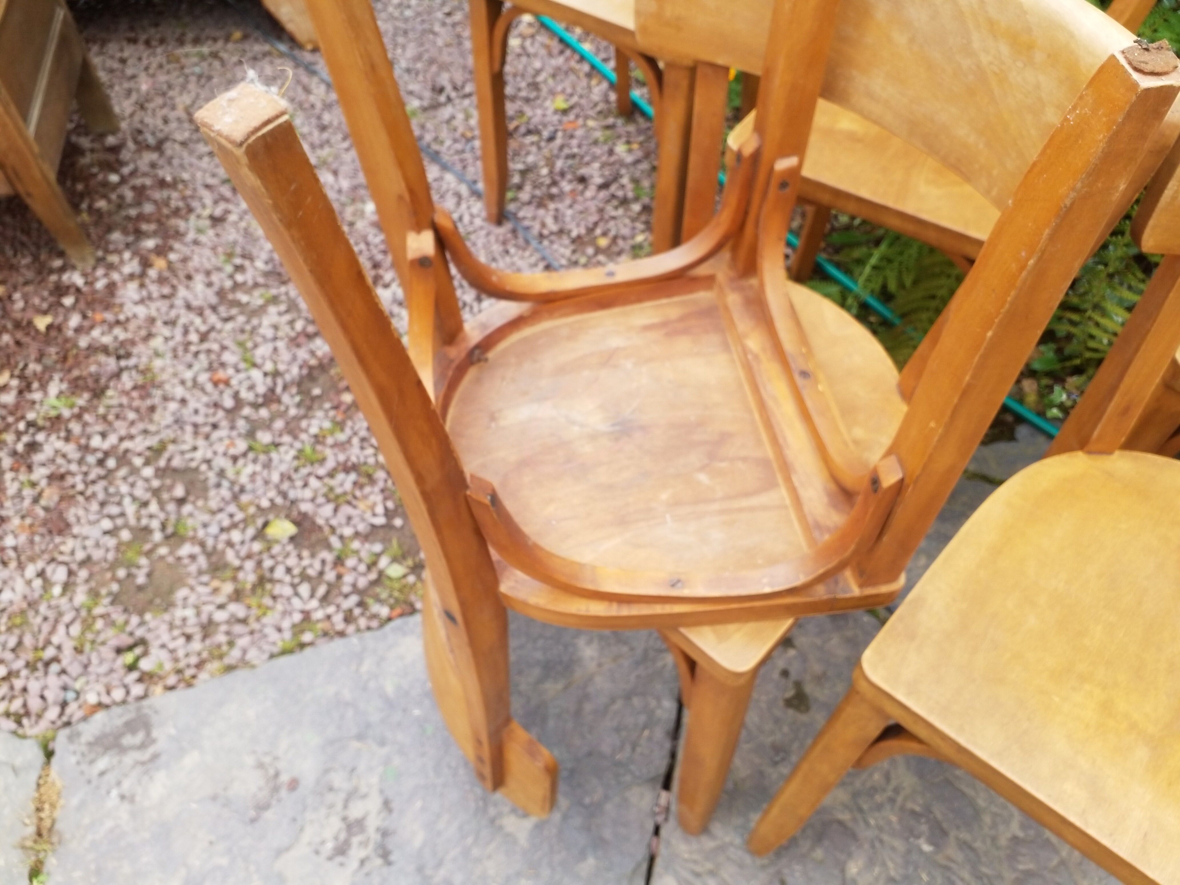 6 bistro chairs
