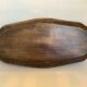 Carved wood dish ears of wheat give us our daily bread