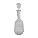 Molded glass decanter