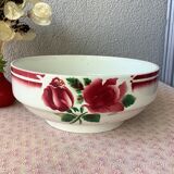Salad bowl Digoin Cibon Ironstone floral decoration